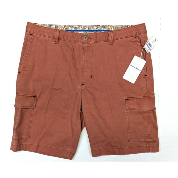 Tommy Bahama Shorts 38 MENS Desert Red Cargo Pocket - Picture 1 of 9